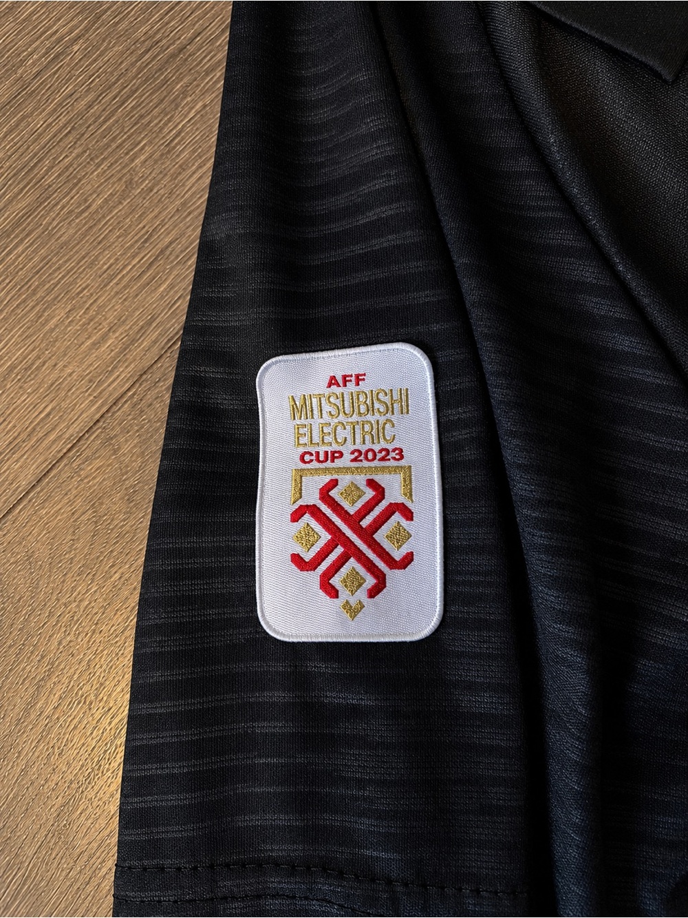 Warrix Thailand National Team Soccer Jersey Black Gold AFC Asian Cup 2023 Youth - Picture 5 of 6